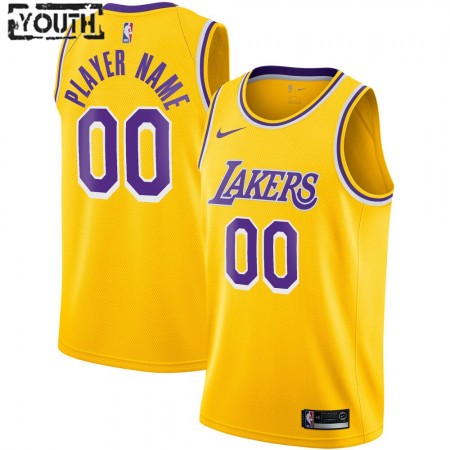 Maillot Basket Los Angeles Lakers Personnalisé 2020-21 Nike Icon Edition Swingman - Enfant